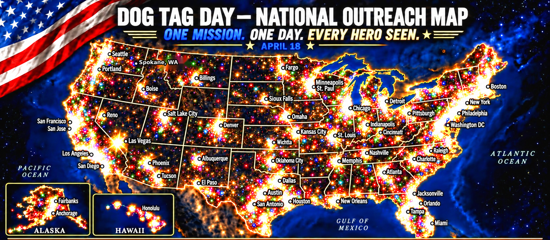 Dog Tag Day outreach across America